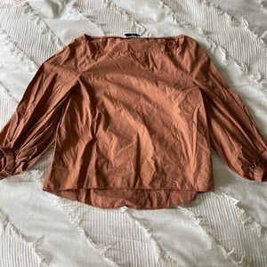 MANGO Balloon sleeve top